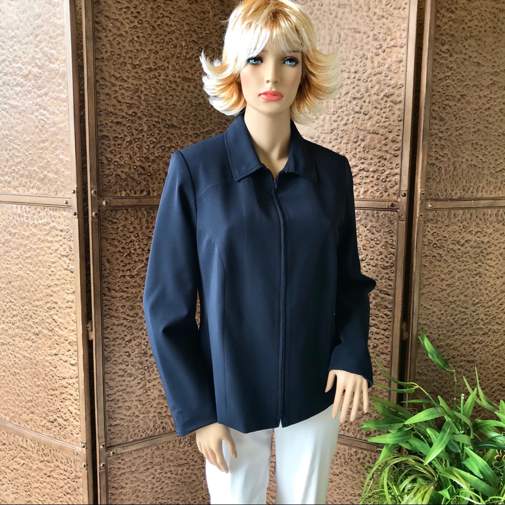 American Laundry Brand Navy Blue Jacket Top American Laundry Brand Navy Blue Jacket Top